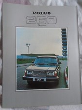 Volvo 260 Series range brochure 1979 UK market