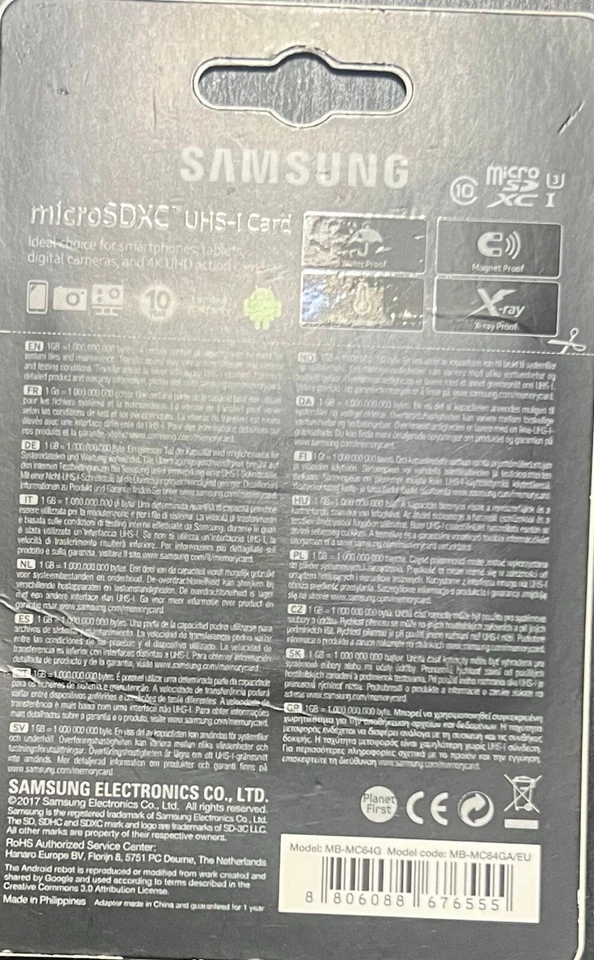 Official Samsung microSDHC UHS-I Card Evo Plus - 64GB - Image 2 of 2