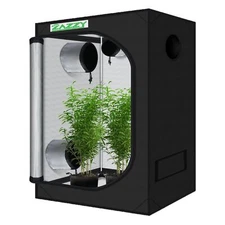 24x36x60 Hydroponic Grow Tent with Reflective Mylar and Floor Tray