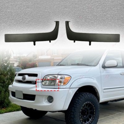 2Pc Front Bumper Grille Headlight Filler Trim Panel ... - UK