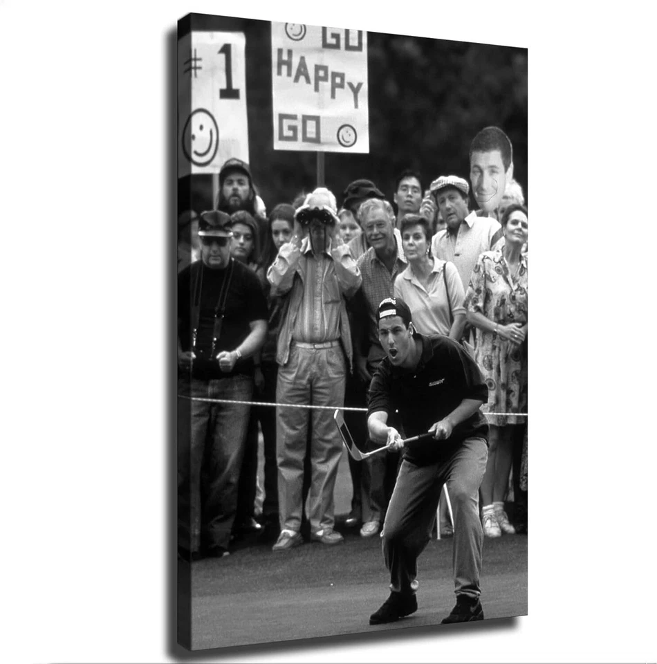 Happy Gilmore Adam Sandler On Golf Course Poster Canvas Painting Print Modern
