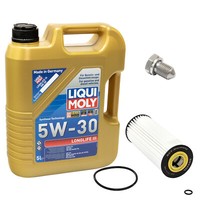 MotoröL ÖLfilter SH420L 5W30 5 Liter + ÖLablassschraube FüR Audi Seat Skoda VW