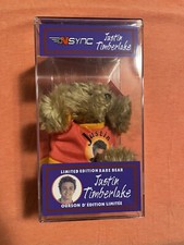 2000 NSync Justin Timberlake Limited Edition Rare Bear Collectible Zeeks 3