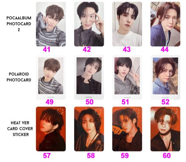 ATEEZ - Album Golden Hour: Part 3 Official Photocard POCA VER. KOR