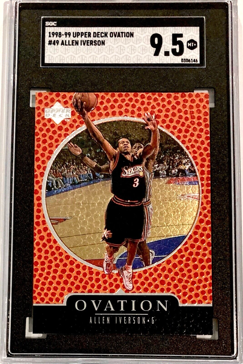 1998-99 Upper Deck Ovation #49 Allen Iverson SGC 9.5 MINT+ | eBay
