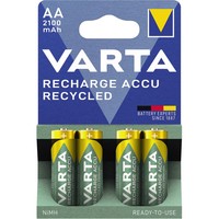 "Varta Nimh Akku \"Recharge Accu Recycled\", Mignon Aa, 2100Mah 1 Bis 20X Spare 48%"