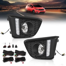 For 2014-2017 Honda Fit Jazz Halogen Front Bumper Driving Fog Lights Wwiring Us For 2014-2017 Honda Fit Jazz Halogen Front Bumper Driving Fog Lights Wwiring Us