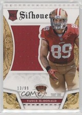 2013 Panini Crown Royale Rookie Retail Silhouettes 13/99 Vance McDonald #39 o6n