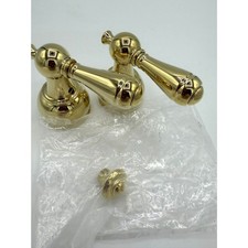 Delta Metal Lever Handle Sets in Brilliance Polished Brass, Models H215PB New