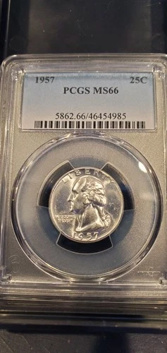 Blazer! 1957 PCGS MS66 Washington Quarter