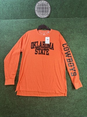 Women's Pressbox Orange Oklahoma State Cowboys Two-Hit Canyon Long Sleeve Sz 2XL