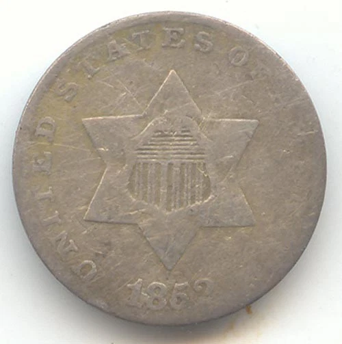 1852 Year US Three Cent Silvers for sale | eBay