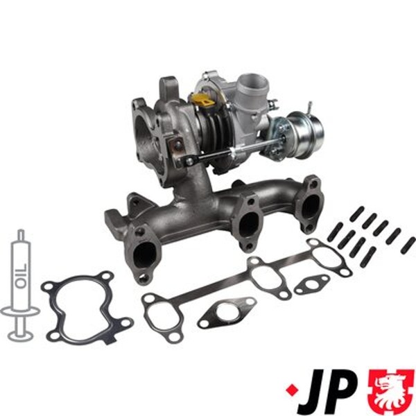 Lader Aufladung JP JP Group 1117404300 FüR Skoda FOX Polo 5Z1 8Z0 5Z3 Fabia Audi-image