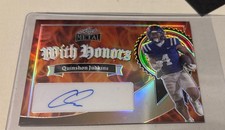 2024 Leaf Metal Quinshon Judkins With Honors Fire Flame Auto #/9 Rebels