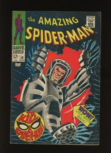 Amazing Spider-Man #58 1968 FN+ Romita Silver Age Marvel Classic -RareCo