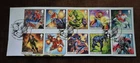 GB 2019 Marvel, Commemorative Stamps On Piece, Used ex FDC