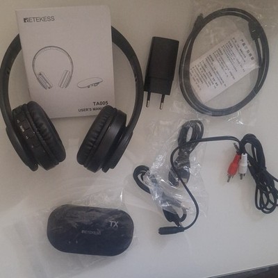 Retekess TA005 On-Ear Kopfhörer Kopfbügel kabellos 3,5mm schwarz Zubehör