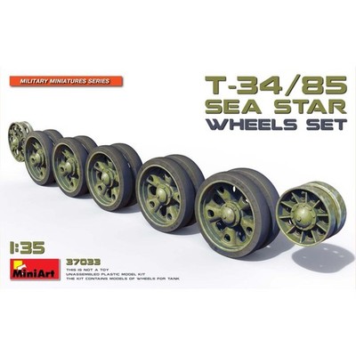 MINIART 37033 MODEL MILITARY ACCESSORIES WHEELSET T-34/85 SEA STAR 1/35