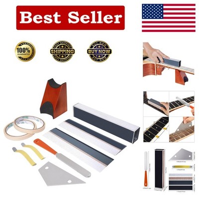 Fret Leveling Tool Kit - Essential 16-Piece Set for Precision Instrument Care
