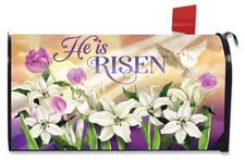 Briarwood Lane He Is Risen Lilies Easter Mailbox Cover
