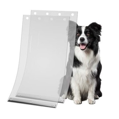 2-Pack Dog Door Replacement Flaps - Compatible with Ruff Weather XL Dog Door,