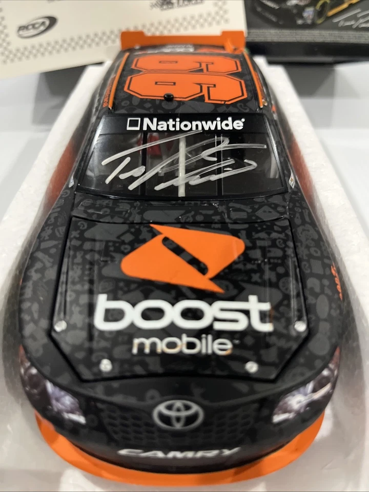 AUTOGRAPHED COA 2012 TRAVIS PASTRANA #99 Boost Mobile NASCAR - Image 3 of 4