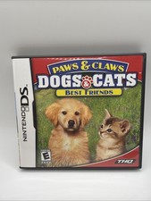 Paws And Claws Dogs And Cats Best Friends Nintendo DS Complete In Box W/ Manual