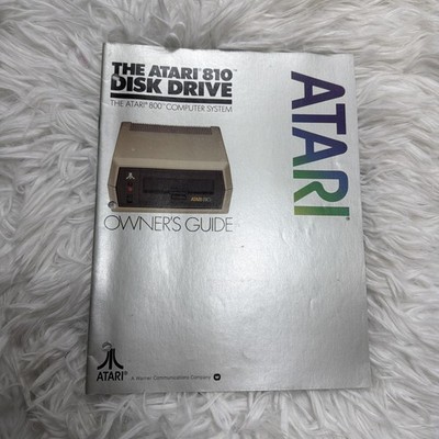 Vintage ATARI 810 Disc Drive Computer Owner's Guide User Manual 1981 Rare!!