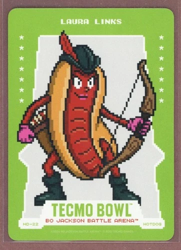 2026 Bo Jackson Battle Arena Tecmo Bowl Hot Dog #22 Laura Links