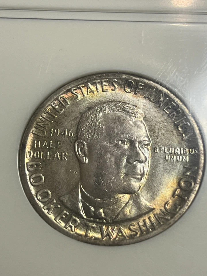 1946 booker t washington half dollar NGC Ms 65 - Image 3 of 4