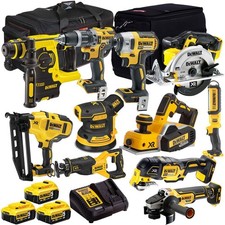 Dewalt 18V XR 11 Piece Monster Tool Kit 3 x 5.0Ah Batteries & Charger T4TKIT-919