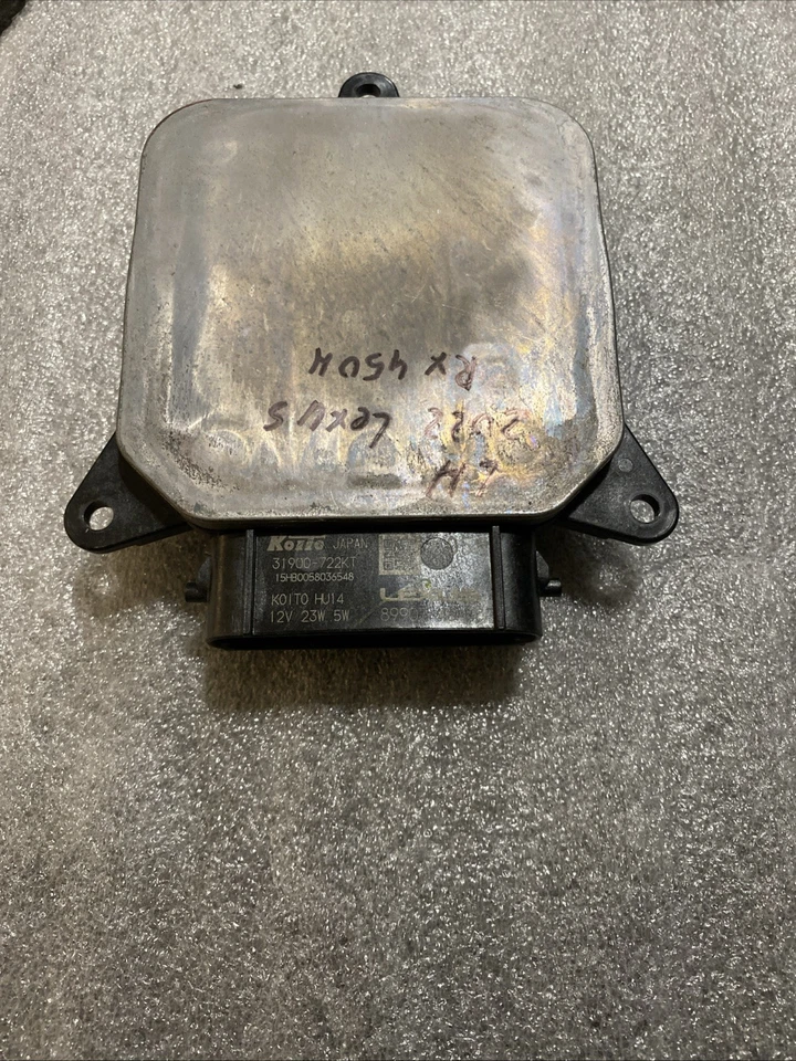2020-2022 Lexus RX350 RX450h Headlight Ballast Control Module Unit 89907-48140 - Image 4 of 4