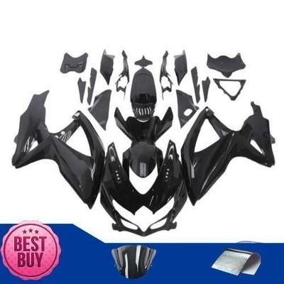 US Fairing Fit for GSXR 600 750 Suzuki 2008-2010 Injection Mold Black m068
