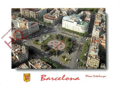 Picture Postcard::Barcelona, Placa Catalunya