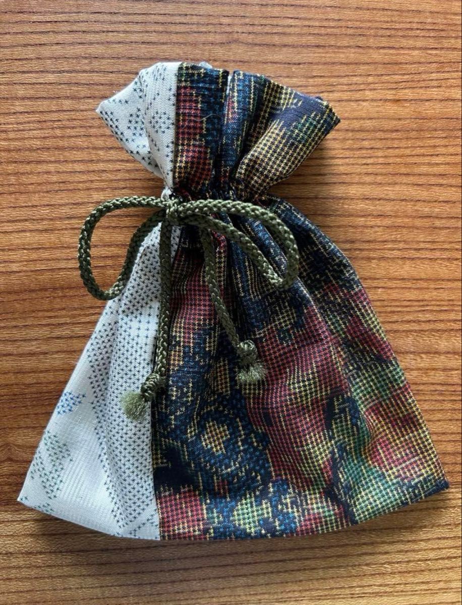 Japanese pattern drawstring accessory Japanese cl… - image 1