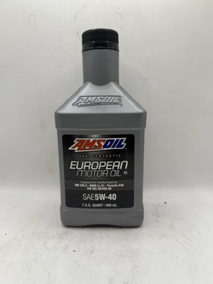 Amsoil 5W-40 European Synthetic Motor Oil  1 Quart (E)