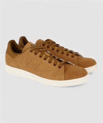 Adidas Originals Stan Smith Suede Leather Brown Tan Womens Sneakers US W 5 / M 4