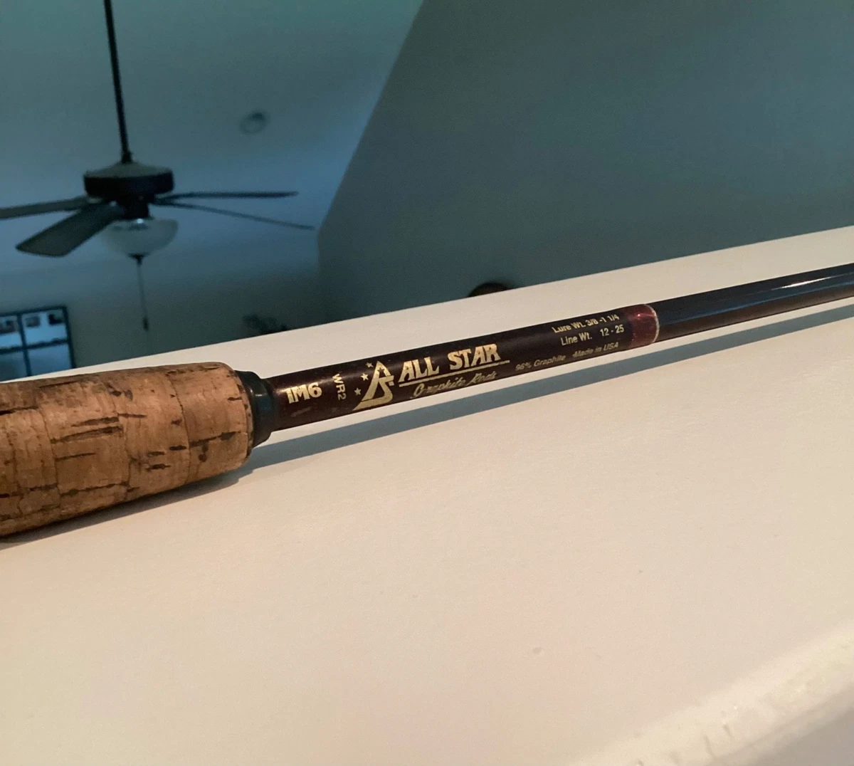 美品！　バスロッド　All Star BCH-6 IM6 Made in USA All Star Graphite Rod Casting Fishing Rods & Poles 1 Pieces for