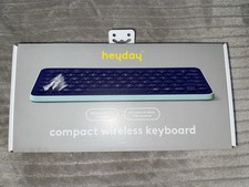 NEW Purple/Turqoise Compact Wireless Bluetooth Keyboard