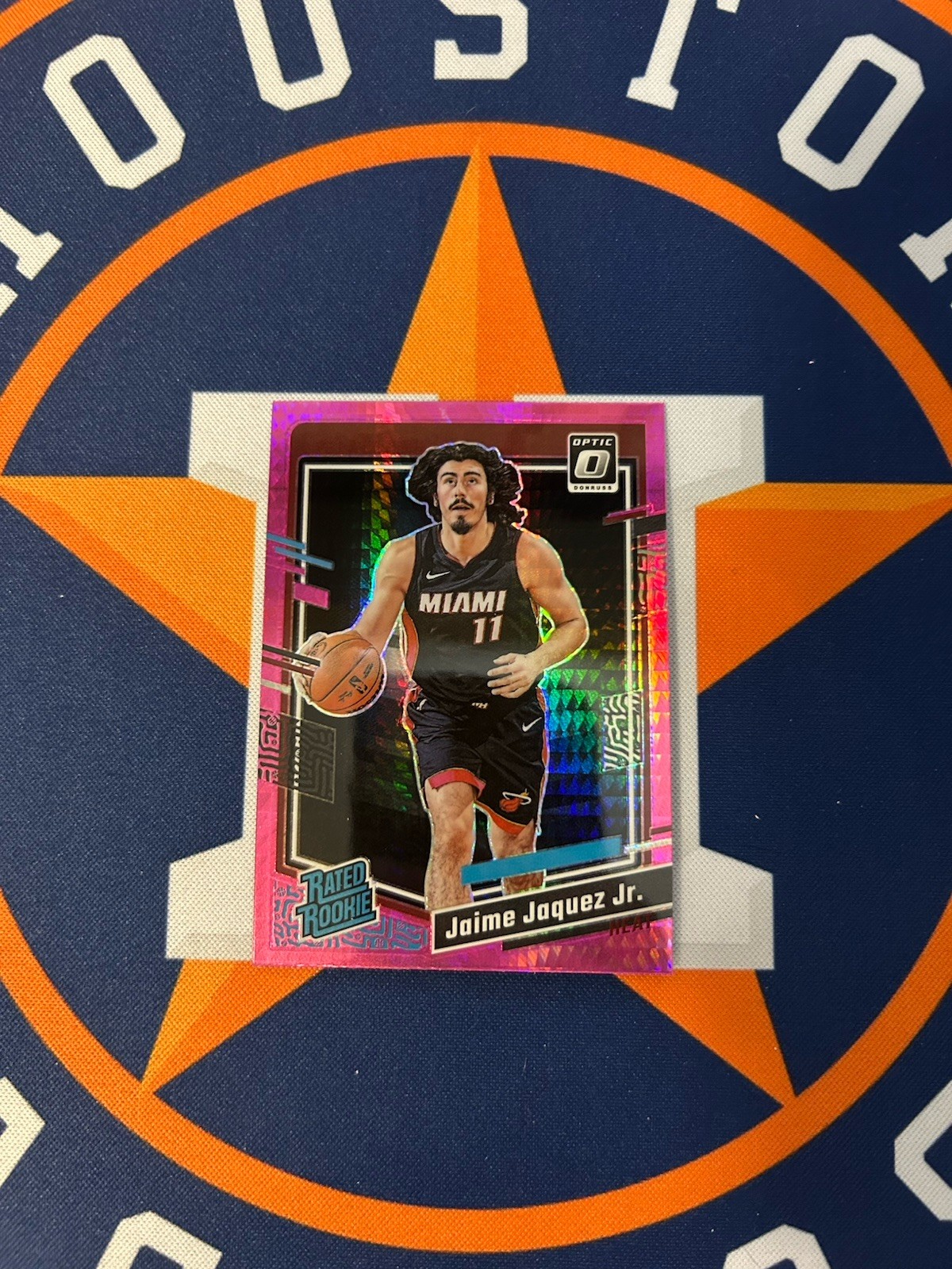 2023-24 Donruss Optic #216 Jaime Jaquez Jr. Pink Hyper Prizm Rated Rookie NM+