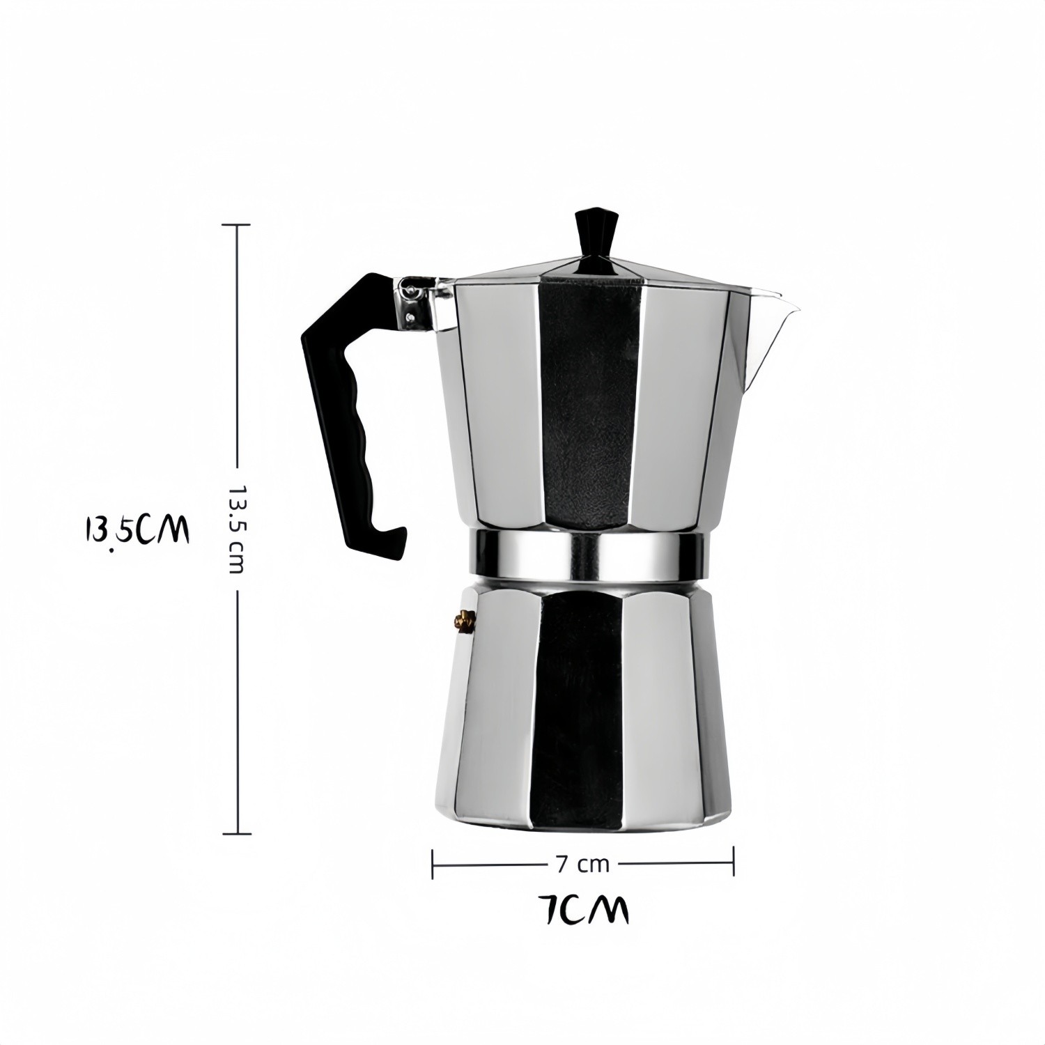 Italian Moka Pot Espresso Maker, Aluminum Mocha Pot for Home