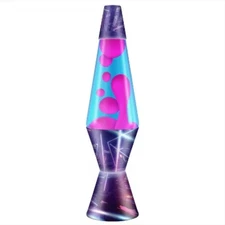 LAVA 14.5" Electric Blue Novelty Lamp, Soothing Light, No Assembly