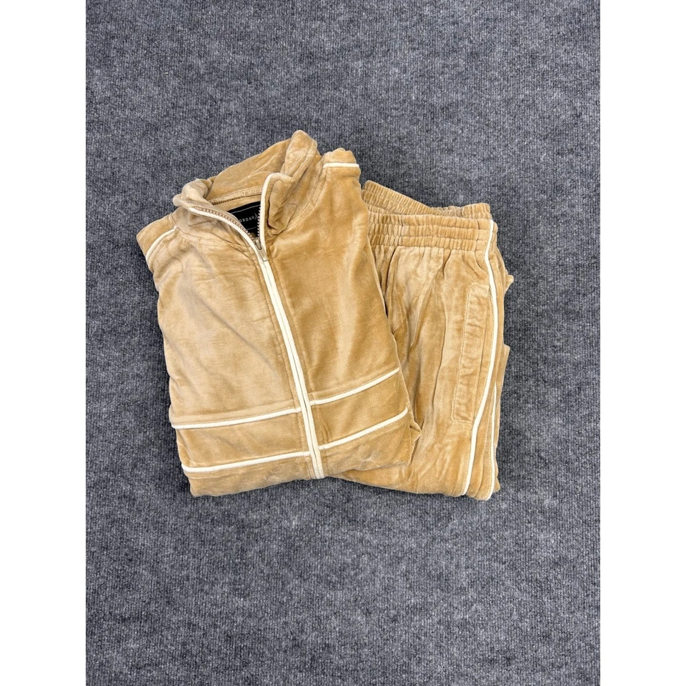 Jordan Craig Vintage Y2K Traje de Veludo Cáqui Bronzeado Masculino 2XL Novo com etiquetas - Imagem 2 de 4