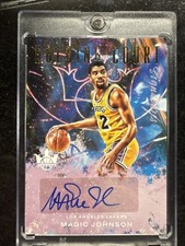 2021-22 Panini Court Kings - Holding Court Signatures Magic Johnson #HC-MJN /75 