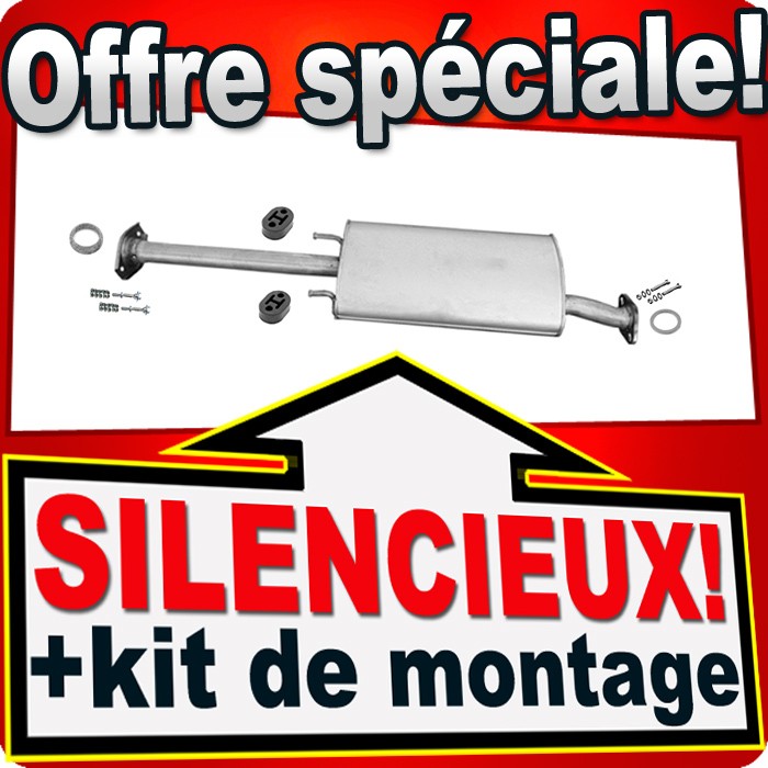Silencieux intermédiaire Suzuki Grand Vitara XL-7 réparer fuite échappement