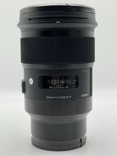 SIGMA for SONY E-MOUNT 50mm 1:1.4 DG ART LENS - 50 mm f/1.4 A LENS - VERY GOOD