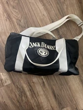 Jack Daniels Cooler Bag Black Zipper Insulated Soft Sided with Strap
