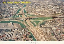 Freeway Interchange in Los Angeles California glum 1975? D5628
