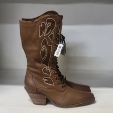 Dingo Womens San Miguel Western Boot Brown Womens Size 7.5M