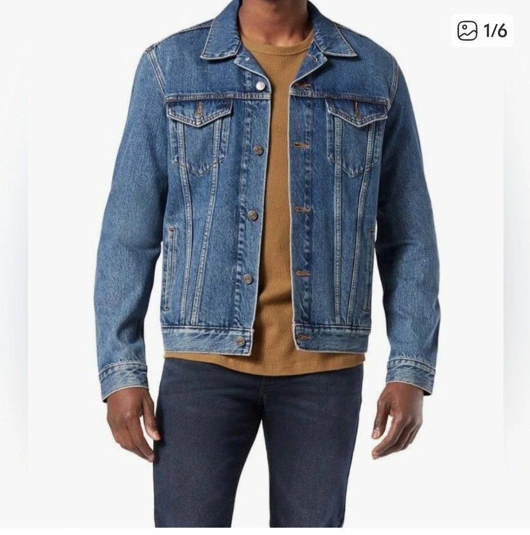 VTG Style Old Navy Jean Jacket 100% Cotton Size Large